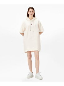 【SALE／50%OFF】クレストパーカーワンピース TOMMY JEANS トミーヒルフィガー ワンピース・ドレス その他のワンピース・ドレス ホワイト ネイビー【RBA_E】【送料無料】[Rakuten Fashion]