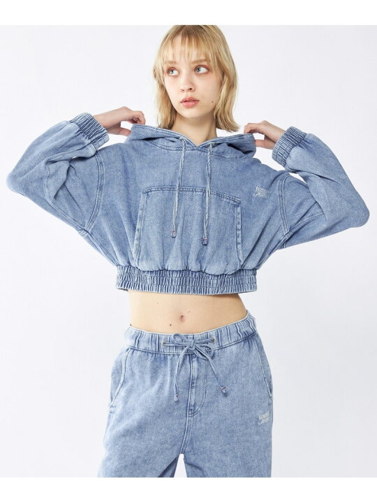 楽天市場】【SALE／50%OFF】デニムクロップドパーカー TOMMY JEANS 