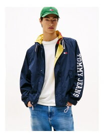 【SALE／50%OFF】カラーブロックジャケット TOMMY JEANS トミーヒルフィガー ジャケット・アウター ナイロンジャケット ホワイト ネイビー【RBA_E】【送料無料】[Rakuten Fashion]