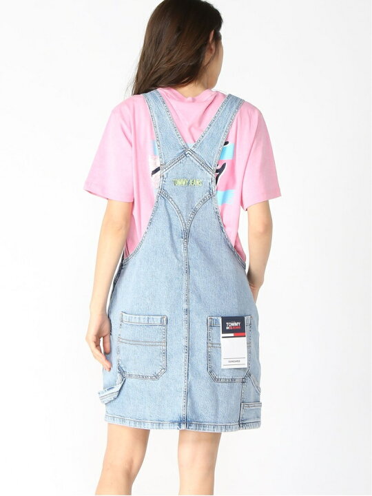 楽天市場】【SALE／30%OFF】(W)TOMMY HILFIGER CARGO DUNGAREE DRESS 