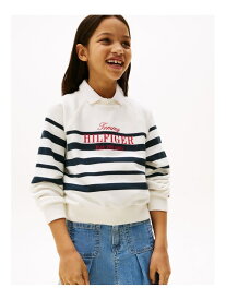 【SALE／50%OFF】GIRLS トミースクリプトクルーネックトレーナー TOMMY HILFIGER トミーヒルフィガー トップス スウェット・トレーナー ブルー【RBA_E】【送料無料】[Rakuten Fashion]