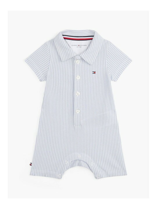 楽天市場】BABY イサカストライプショートオール TOMMY HILFIGER 