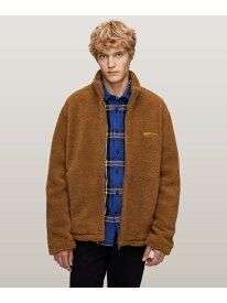 【SALE／50%OFF】モノタイプテクスチャードフリースジャケット TOMMY HILFIGER トミーヒルフィガー トップス スウェット・トレーナー ブラウン【RBA_E】【送料無料】[Rakuten Fashion]