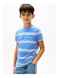 【SALE／50%OFF】BOYS ヒルフィガーエンブロイダリーピケTシャツ TOMMY HILFIGER トミーヒルフィガー トップス カットソー・Tシャツ ネイビー ブルー【RBA_E】[Rakuten Fashion]