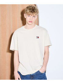 (U)TOMMY HILFIGER(トミーヒルフィガー) 【オンライン限定】レギュラーバッジTシャツ TOMMY JEANS トミーヒルフィガー トップス カットソー・Tシャツ ベージュ ホワイト ブラック ネイビー【送料無料】[Rakuten Fashion]