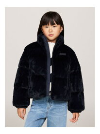 【SALE／50%OFF】(K)TOMMY HILFIGER(トミーヒルフィガー) GIRLS ニューヨークエコファージャケット TOMMY HILFIGER トミーヒルフィガー トップス カットソー・Tシャツ ネイビー【RBA_E】【送料無料】[Rakuten Fashion]