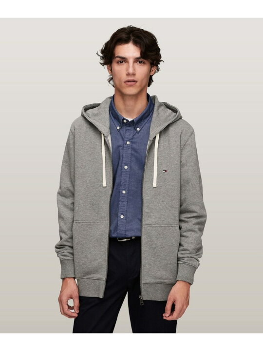 楽天市場】エッセンシャルテリージップアップパーカー TOMMY HILFIGER 