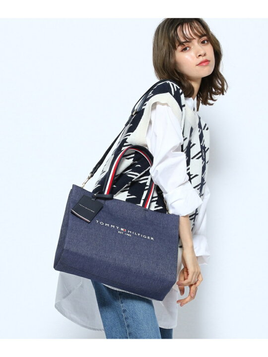 楽天市場】【SALE／40%OFF】ミニデニムトートバッグ TOMMY HILFIGER  