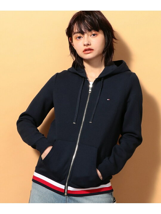 楽天市場】(W)TOMMY HILFIGER(トミーヒルフィガー) ベーシック ジップ  