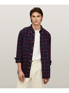 ySALE^50%OFFz(M)TOMMY HILFIGER(g~[qtBK[) ubVC[W[`FbNVc TOMMY HILFIGER g~[qtBK[ gbvX VcEuEX lCr[yRBA_Ezyz[Rakuten Fashion]