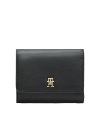 アイコントライフォールドウォレット TOMMY HILFIGER トミーヒルフィガー 財布・ポーチ・ケース 財布 ブラック【送料無料】[Rakuten Fashion]