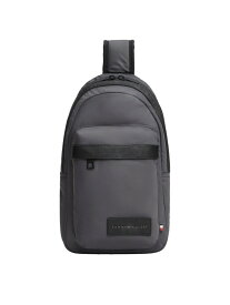 アウトポケット付きスリングパック 26SS TOMMY HILFIGER トミーヒルフィガー バッグ その他のバッグ グレー【送料無料】[Rakuten Fashion]