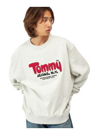 リラックスブークレロゴスウェット TOMMY JEANS トミーヒルフィガー トップス スウェット・トレーナー【送料無料】[Rakuten Fashion]