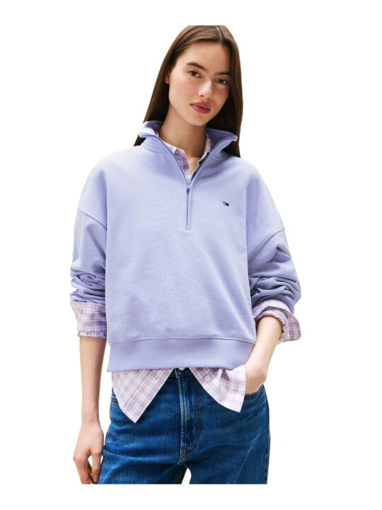 楽天市場】【SALE／40%OFF】ボクシィーハーフジップスウェット TOMMY 