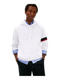 エンボスロゴフーディー TOMMY HILFIGER トミーヒルフィガー トップス スウェット・トレーナー ホワイト グレー【送料無料】[Rakuten Fashion]