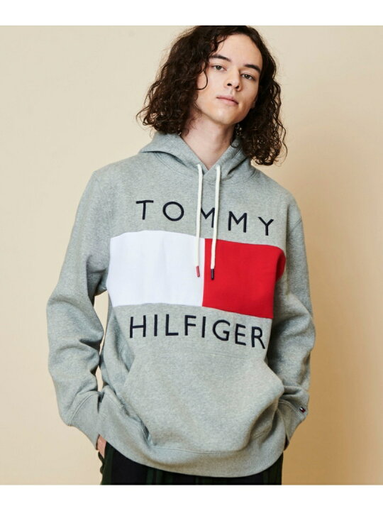 楽天市場】(M)TOMMY HILFIGER(トミーヒルフィガー) フラッグパーカー 