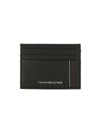 セントラルカードホルダー 26SS TOMMY HILFIGER トミーヒルフィガー 財布・ポーチ・ケース 名刺入れ・カードケース ブラック【送料無料】[Rakuten Fashion]