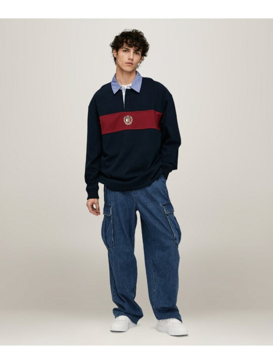 楽天市場】【SALE／30%OFF】カラーブロッククレストラガーシャツ TOMMY 