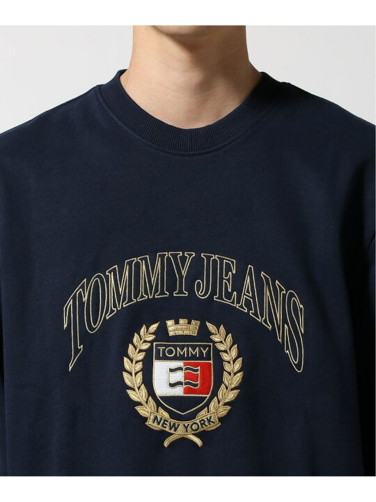 楽天市場】【SALE／50%OFF】TJM REG TJ PREP CREST CREW TOMMY JEANS 