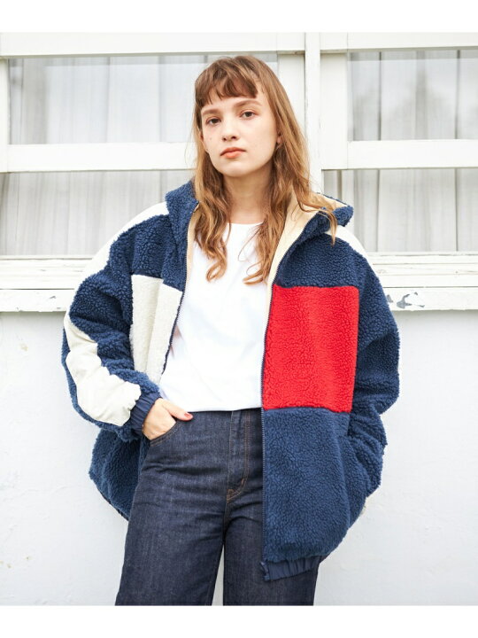 楽天市場】【SALE／50%OFF】リバーシブルシェルパジャケット TOMMY  