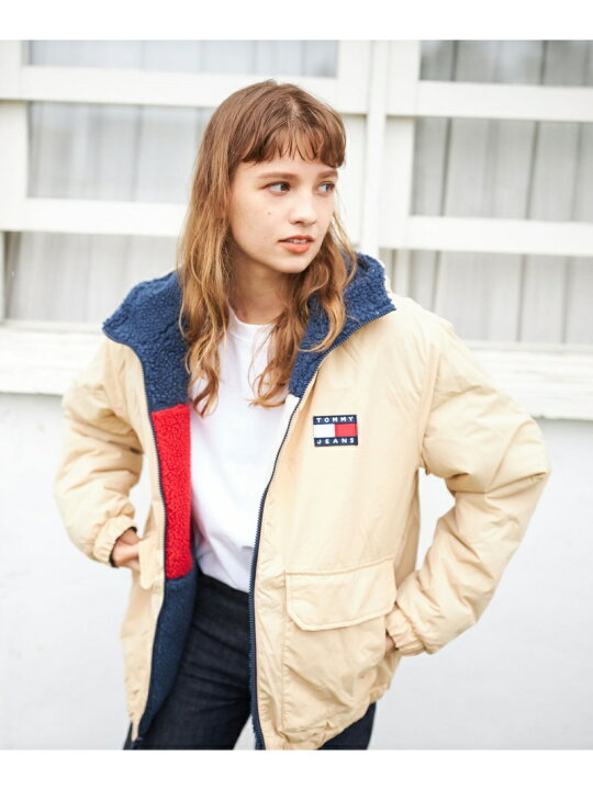楽天市場】【SALE／50%OFF】リバーシブルシェルパジャケット TOMMY 