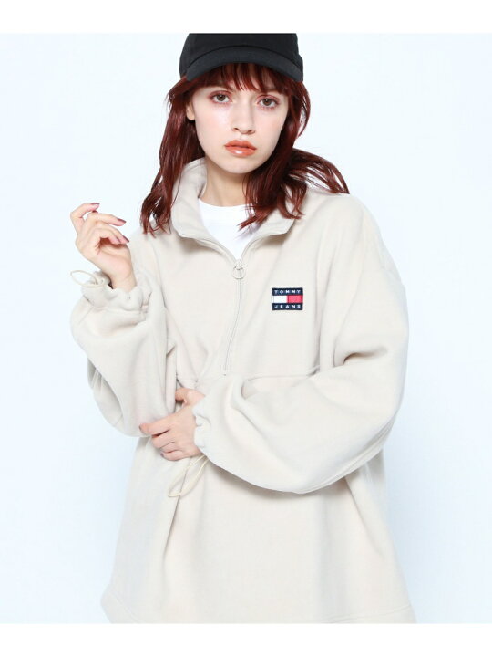楽天市場】【SALE／30%OFF】オーバーサイズハーフジップフリースプル 