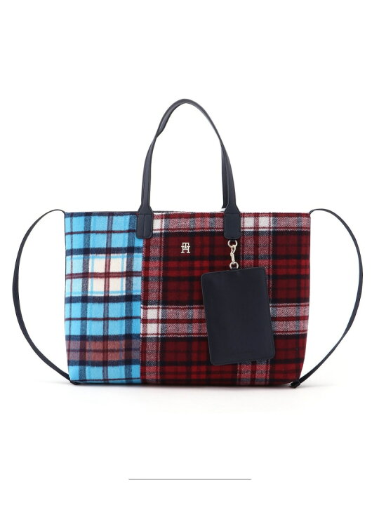 楽天市場】【SALE／60%OFF】アイコニックトミーチェックトートバッグ 