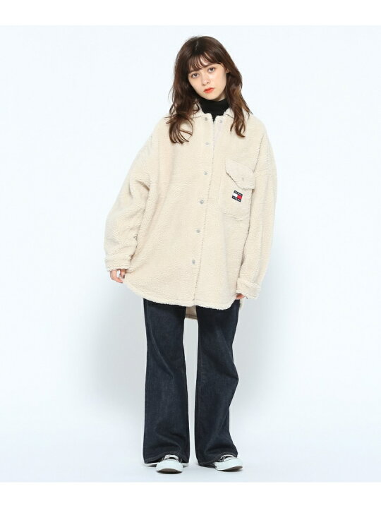 楽天市場】【SALE／50%OFF】シェルパオーバーサイズジャケット TOMMY 