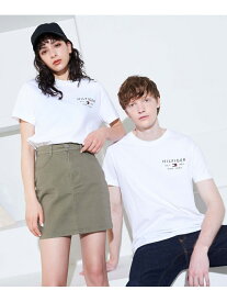 【SALE／50%OFF】【オンライン限定】スモールロゴTシャツ TOMMY HILFIGER トミーヒルフィガー トップス カットソー・Tシャツ ホワイト ネイビー ブラック ブラウン イエロー グリーン【RBA_E】[Rakuten Fashion]