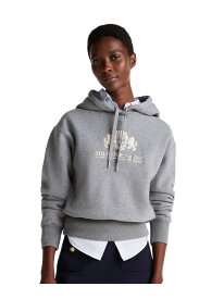 【SALE／50%OFF】レギュラーバーシティパーカー TOMMY HILFIGER トミーヒルフィガー トップス スウェット・トレーナー グレー ブルー【RBA_E】【送料無料】[Rakuten Fashion]