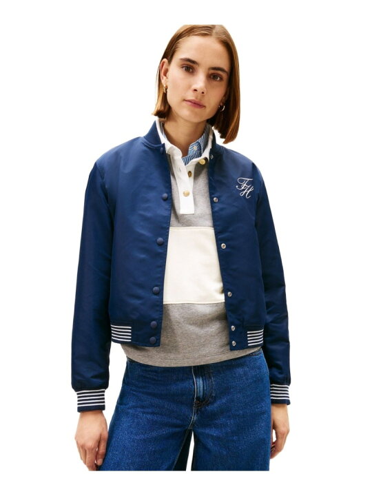楽天市場】バーシティボンバージャケット TOMMY HILFIGER トミー 