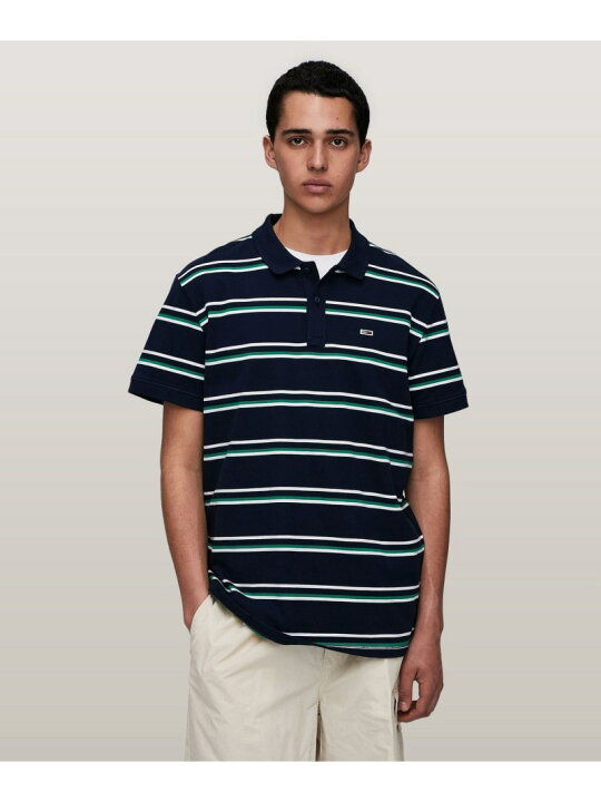 楽天市場】【SALE／50%OFF】ボーダーレギュラーポロシャツ TOMMY JEANS 