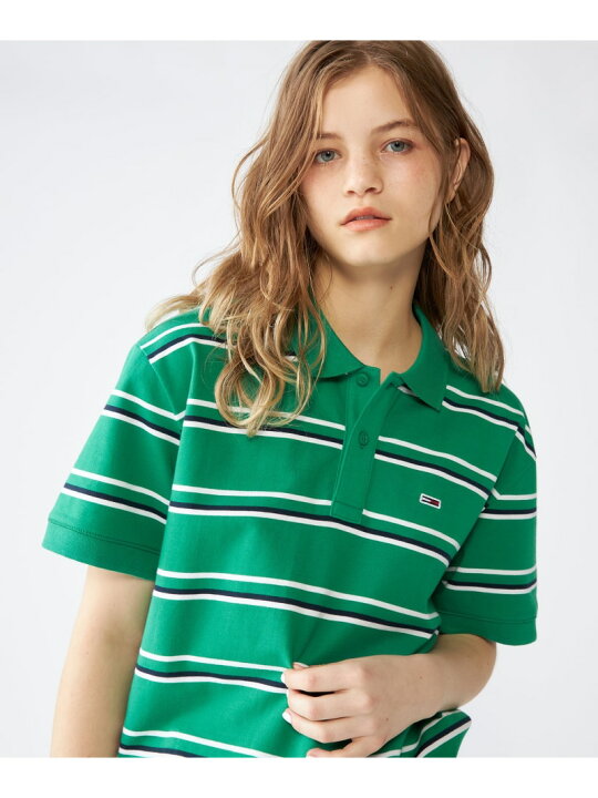 楽天市場】【SALE／50%OFF】ボーダーレギュラーポロシャツ TOMMY JEANS 