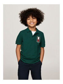 【SALE／50%OFF】(K)TOMMY HILFIGER(トミーヒルフィガー) VERTICAL FLAG REG POLO SS TOMMY HILFIGER トミーヒルフィガー トップス ポロシャツ グリーン ネイビー【RBA_E】【送料無料】[Rakuten Fashion]