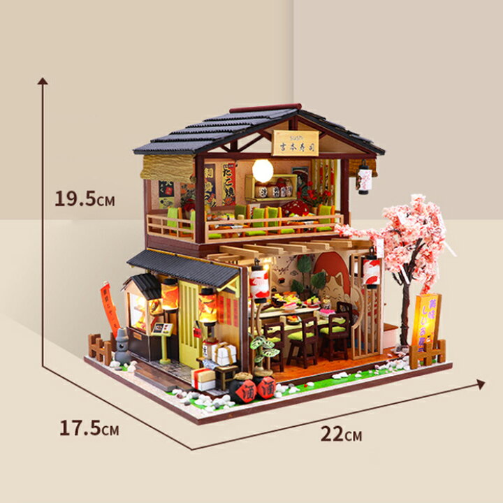楽天市場】ドールハウス DIY 寿司レストラン 手作り ミニチュア 手作り 