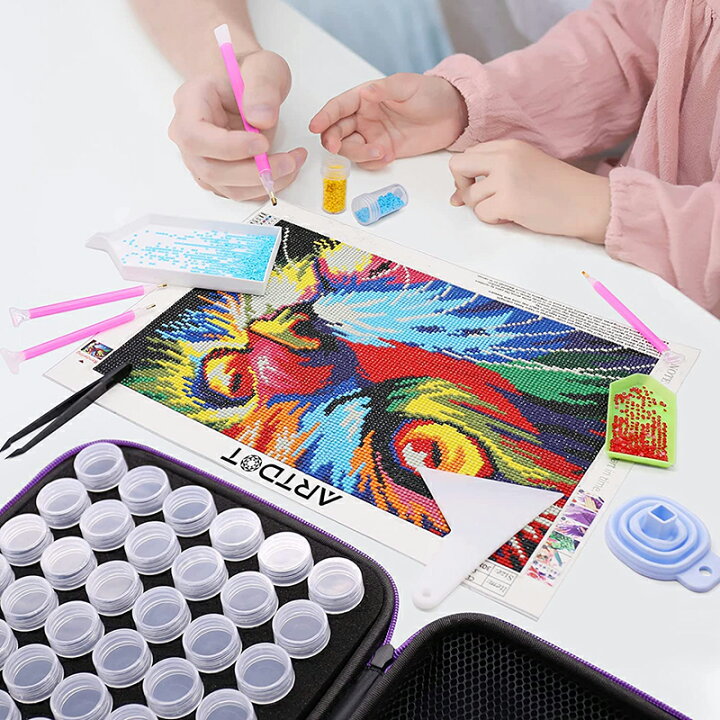楽天市場】ダイヤモンドアート キット セット 初心者 ダイヤモンド塗装 