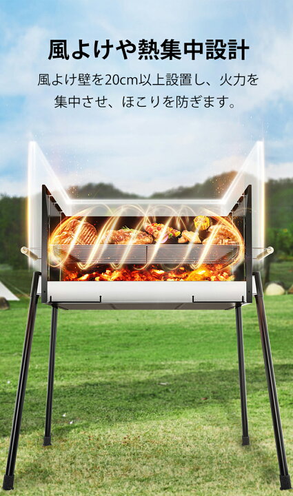 楽天市場】バーベキューコンロ バーベキューグリル 卓上 ドラム缶 BBQ 