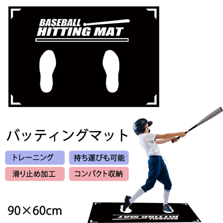 楽天市場】野球マット 野球バッターマット 野球スタンス・トレーニング 