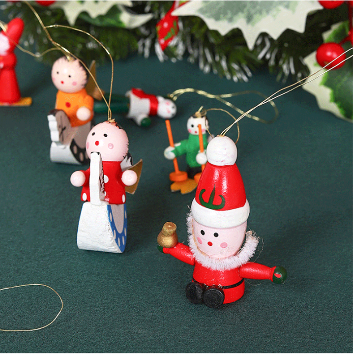 楽天市場】クリスマスオーナメント セット 木製 大盛り 飾り 24個入り