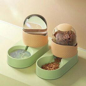 ペット自動給餌器 給水器 2L 自動補水 ペット自動給餌器 犬 ウォーター フードボウル 給餌器 猫餌 給水器 重力センサー 自動給食 電池不用 犬用 猫 犬餌 餌やり 留守番対応 出張 ペットグッズ ペット用食器 便利 おしゃれ