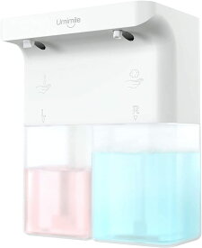 【楽天スーパーSALE】ソープディスペンサー 泡 液体 自動 ダブルヘッド 600ml ハンドソープ 食器洗剤 手洗い 壁掛け可能 IPX4防水 キッチン対応 W2-DIS-X323