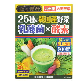 金の青汁　25種の純国産野菜　乳酸菌×酵素