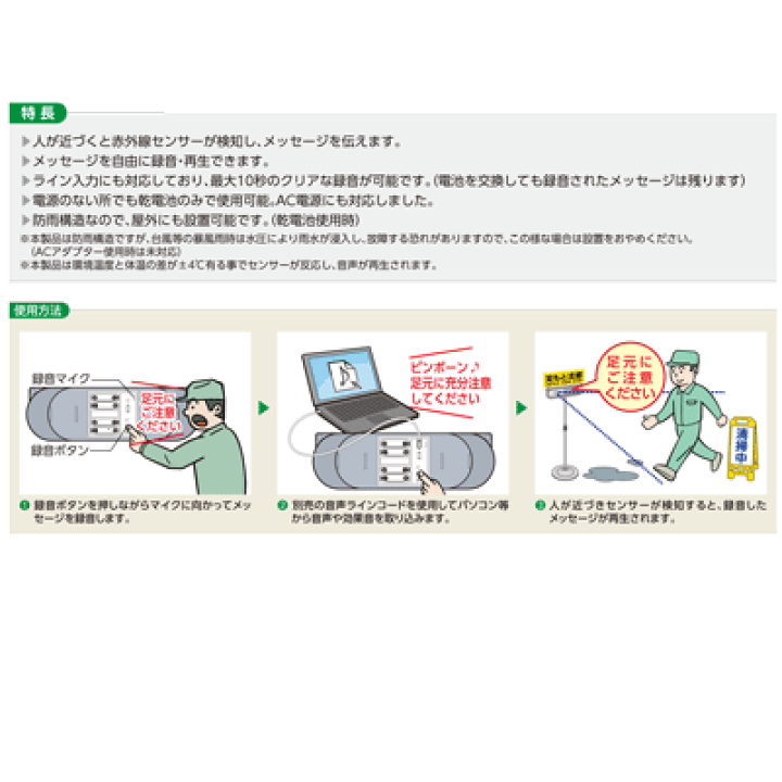 楽天市場】ユニット トークナビ2 881-86 赤外線センサー 音声