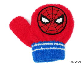 【正規品】『 マーベル 』『 MARVEL 』 スパイダーマン デザイン ミトン ワッペン 手袋 手ぶくろ トドラー 防寒 あったか 温かい 暖かい かっこいい ヒーロー アメコミ 子供 子ども キッズ 女の子 男の子 キャラクター おすすめ