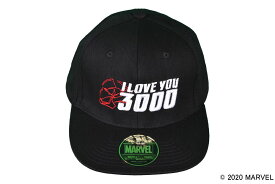 マーベル MARVEL I LOVE YOU 3000 デザイン BBキャップ 帽子 日除け かっこいい ロゴ おすすめ 大人 キャラクター ヒーロー ベースボール キャップ 男性