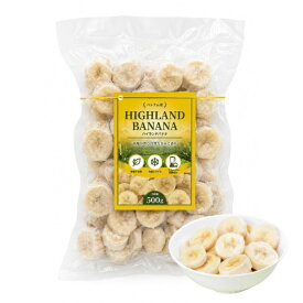 冷凍バナナ・スライス 500g ハイランド バナナ ベトナム 高地栽培 砂糖不使用 冷凍 バナナスライス ベトナム産 冷凍フルーツ スライスバナナ 輪切り 業務用 カットフルーツ スムージー アサイーボウル ヨーグルト トッピング 製菓材料 濃厚 フルーツ ばなな