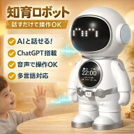 【2026最新AI搭載】AIロボット 対話型 会話ロボット ChatGPT対応 音声操作 WiFi Bluetooth接続 多言語対…
