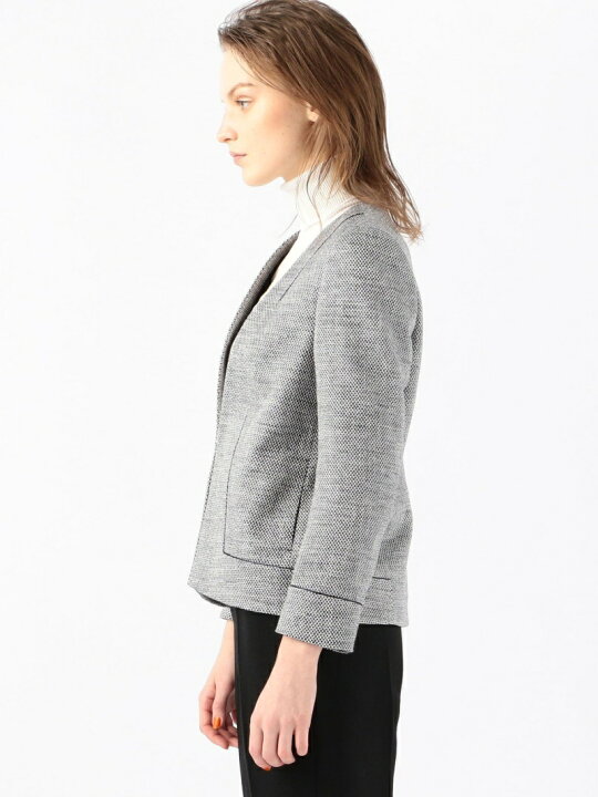 楽天市場】【SALE／30%OFF】テープツイード ノーカラージャケット 