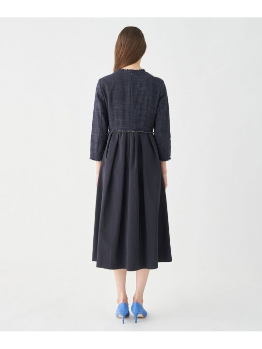 楽天市場】【SALE／40%OFF】ロングスラブツイード マテリアルコンビ 