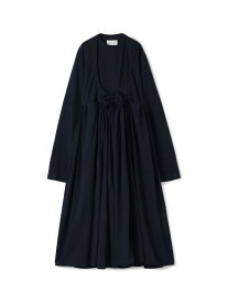 Khadi and Co NAGAR ギャザーワンピース TOMORROWLAND GOODS トゥモローランド ワンピース・ドレス ワンピース ネイビー【送料無料】[Rakuten Fashion]